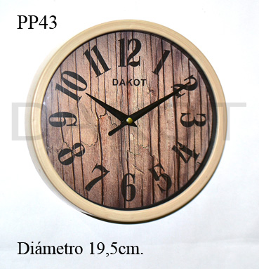 Reloj de pared análogo PP43