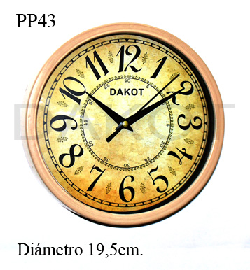 Reloj de pared análogo PP43