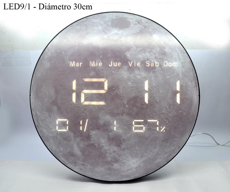 Reloj despertador Led9