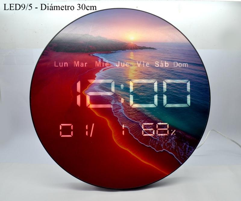 Reloj despertador Led9