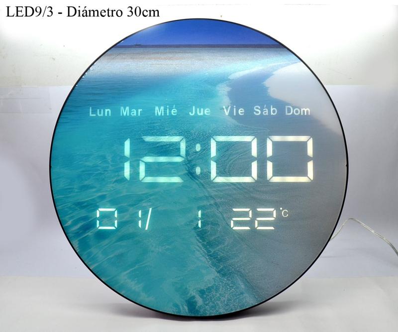 Reloj despertador Led9