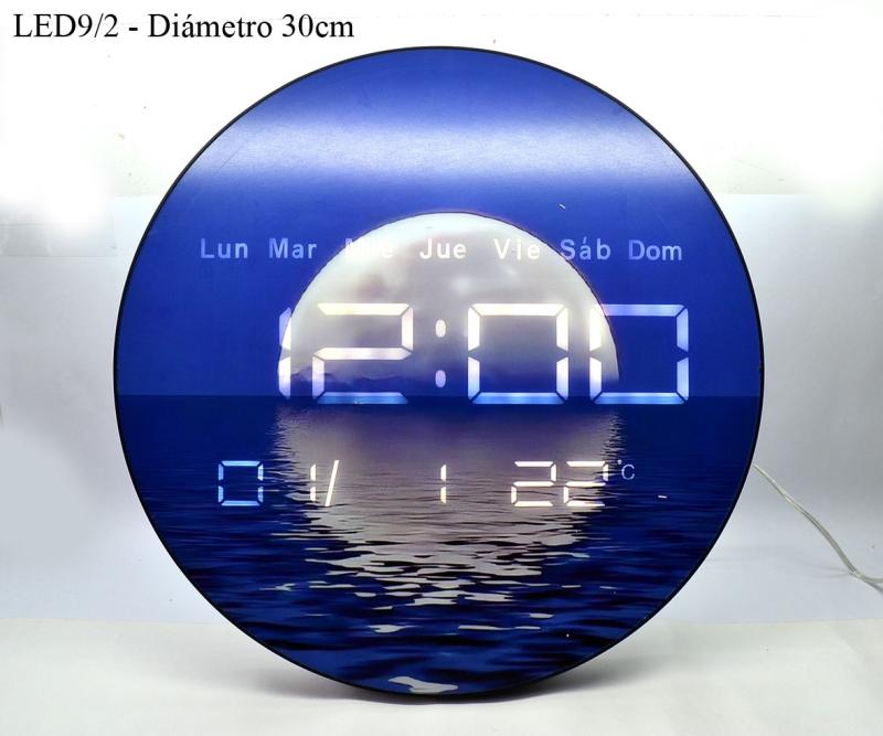 Reloj despertador Led9