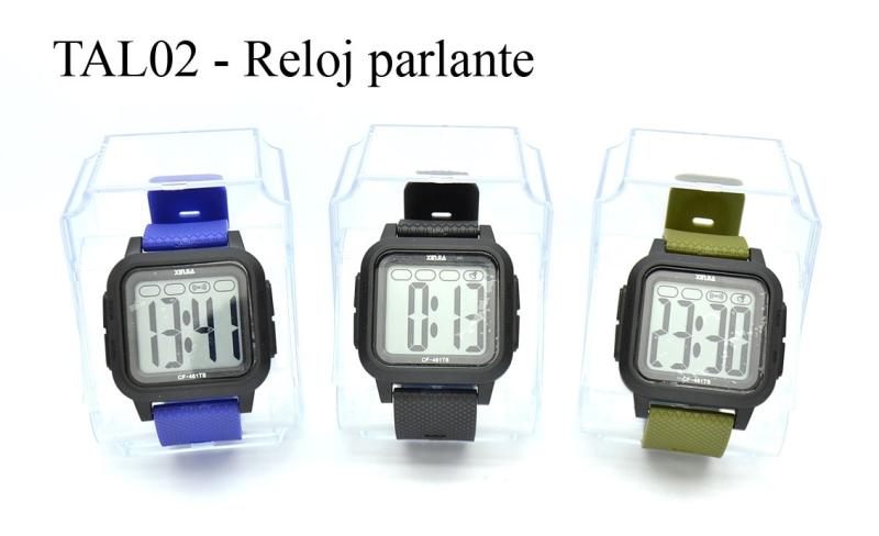 reloj de mano parlante