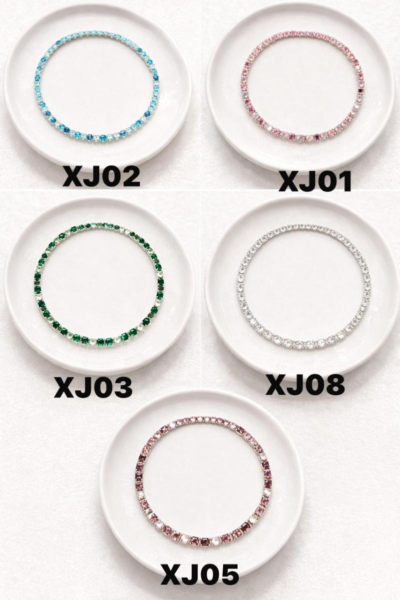 Pulsera de brillo elástica XJ (por docena)