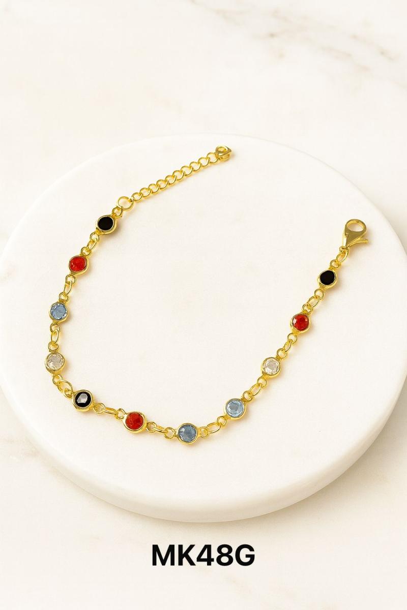 Pulsera en acero dorado MK48G