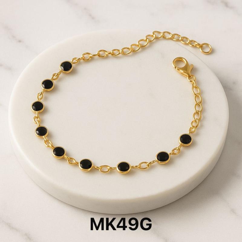 Pulsera en acero dorado MK49G