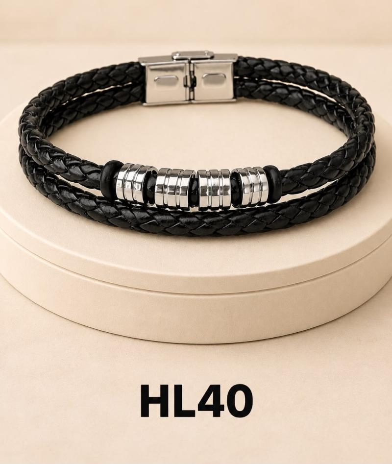 Pulsera de cuero HL40
