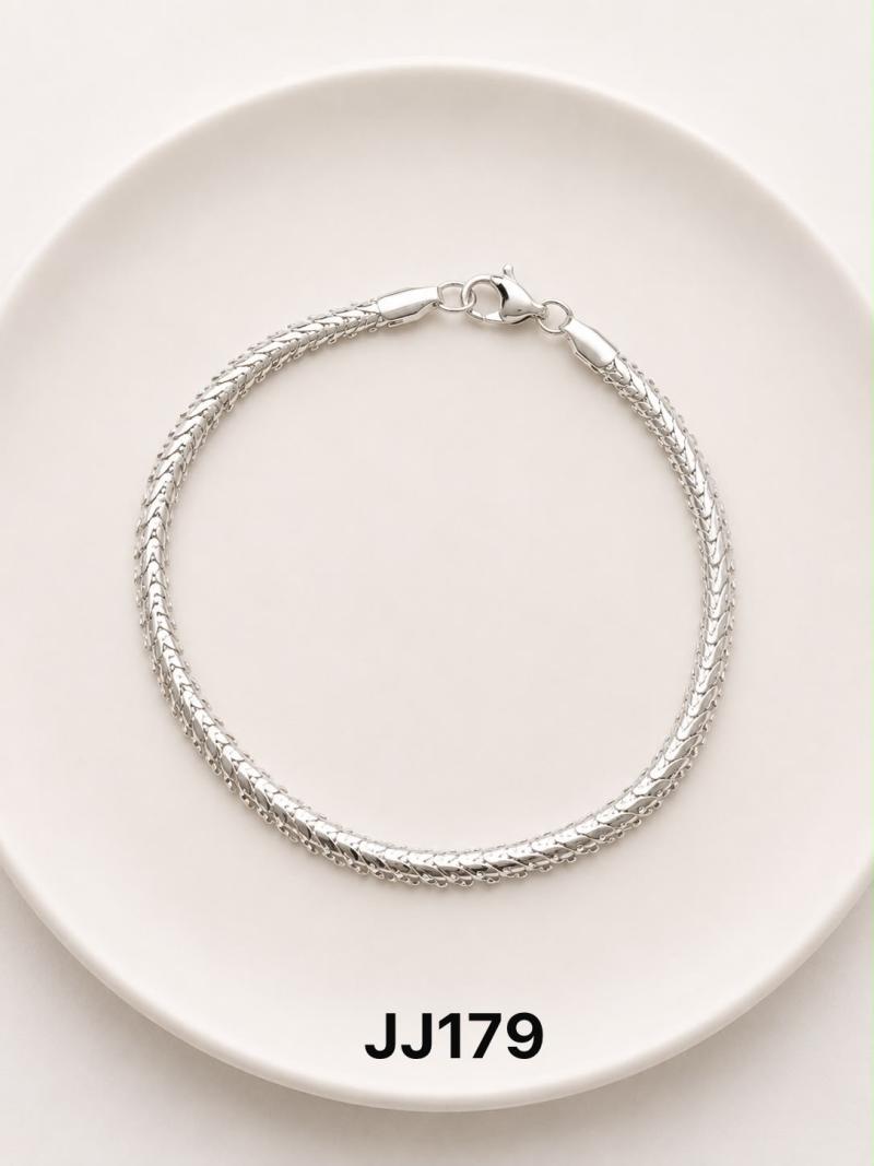 Pulsera en acero blanco JJ179