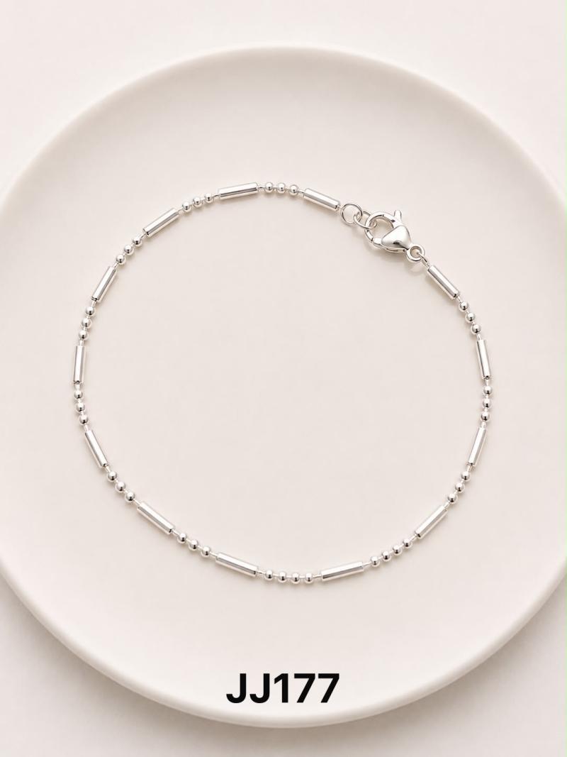 Pulsera en acero blanco JJ177