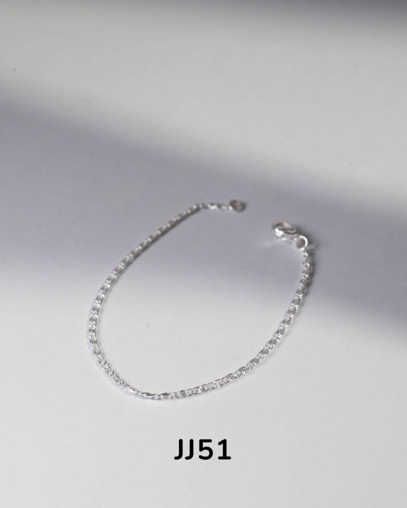 Pulsera en acero blanco JJ51