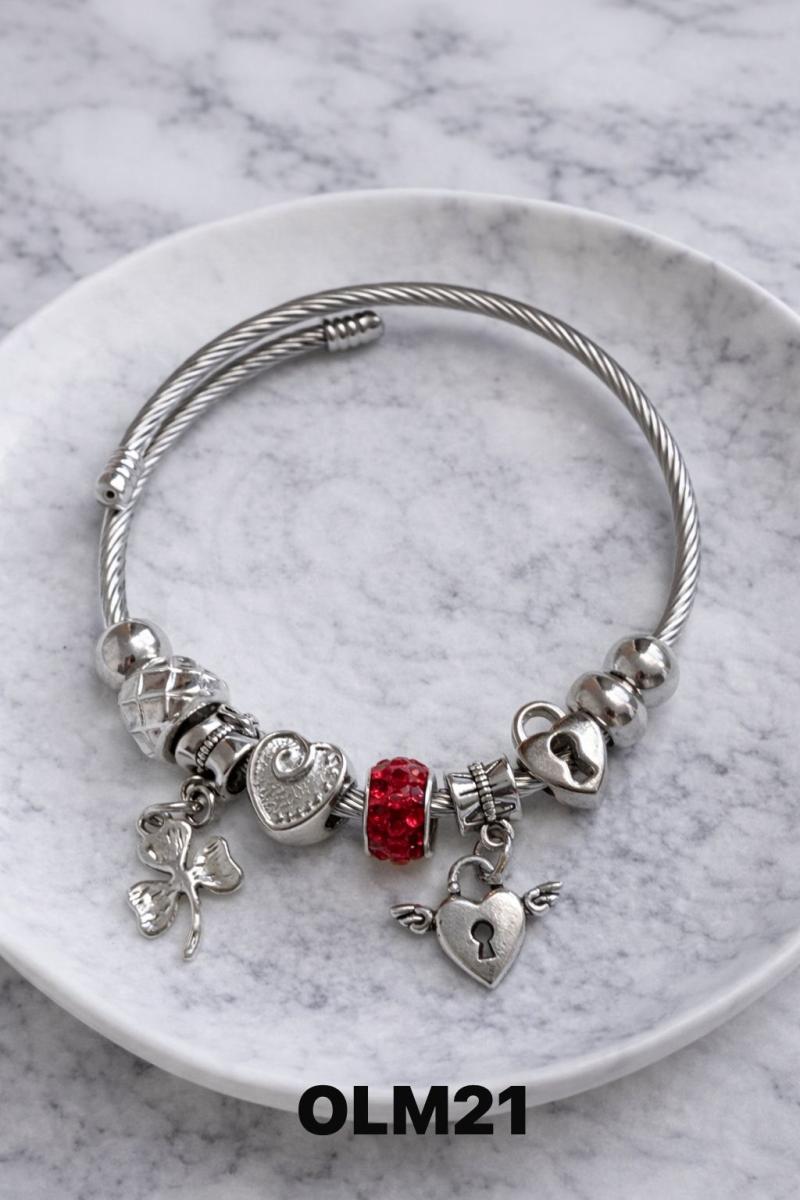 Pulsera con dijes OLM21