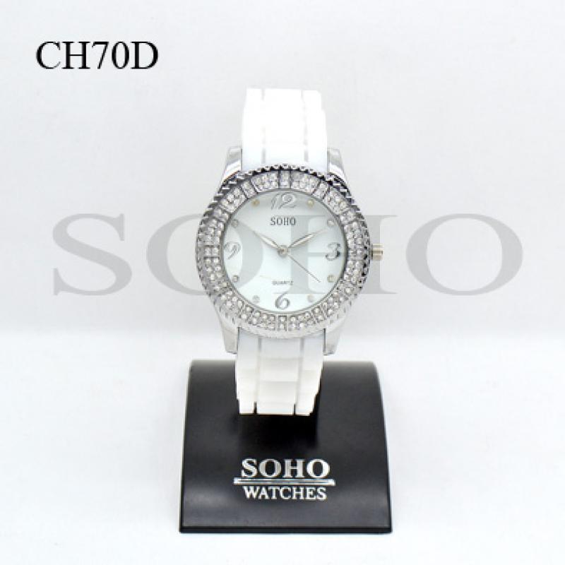 Reloj Análogo Dama CH70D Goma