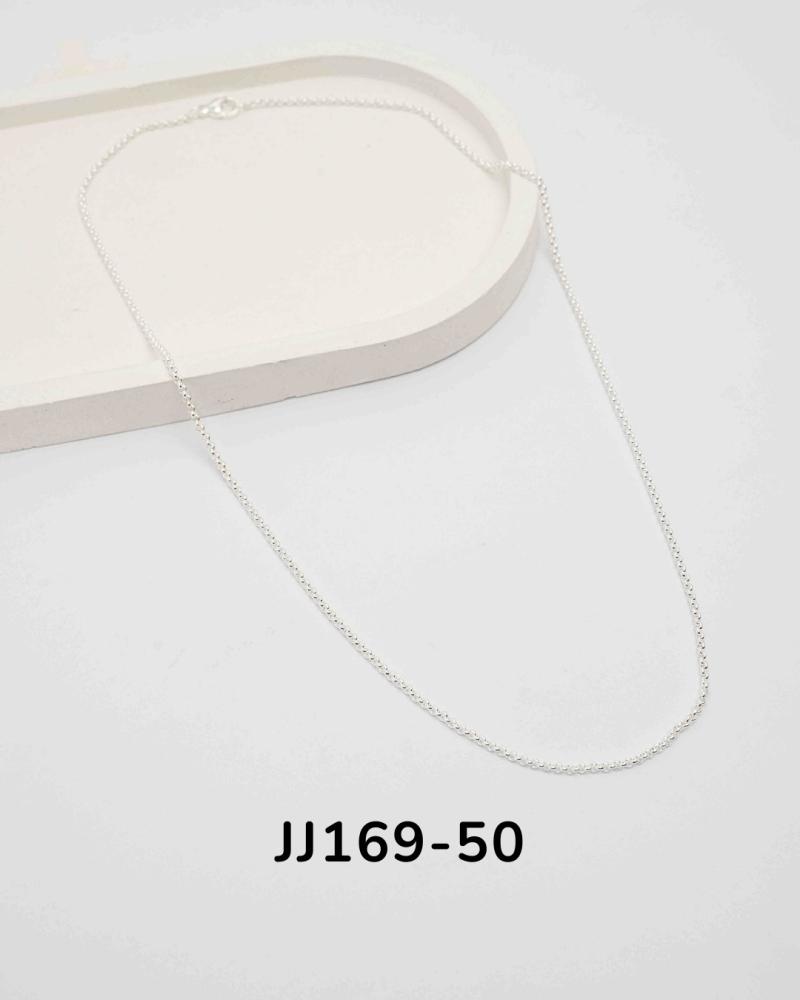 Cadena en acero blanco JJ169