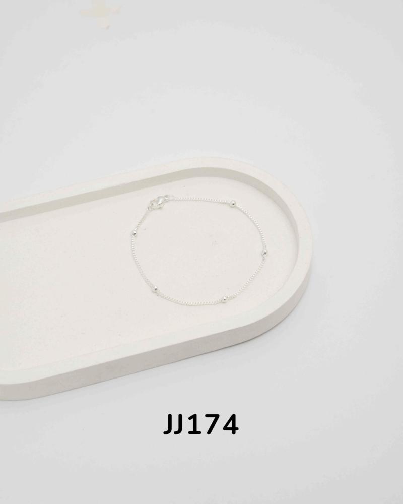 Pulsera en acero blanco JJ174