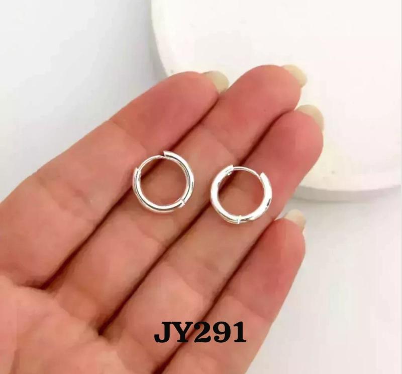 Aro en acero blanco JY291