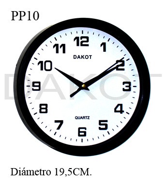 Reloj de pared analogo PP10