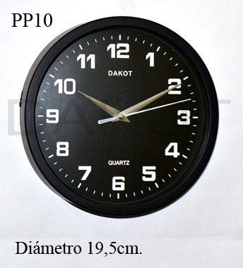 Reloj de pared analogo PP10