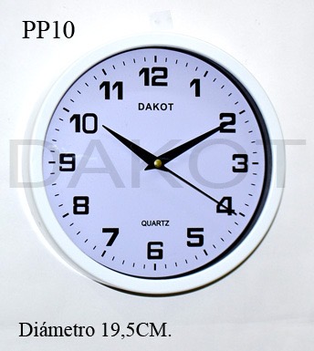 Reloj de pared analogo PP10