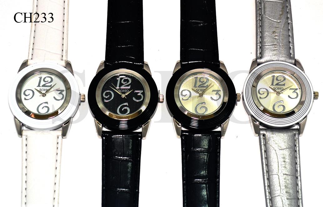 Reloj Análogo Dama  CH233 Cuero