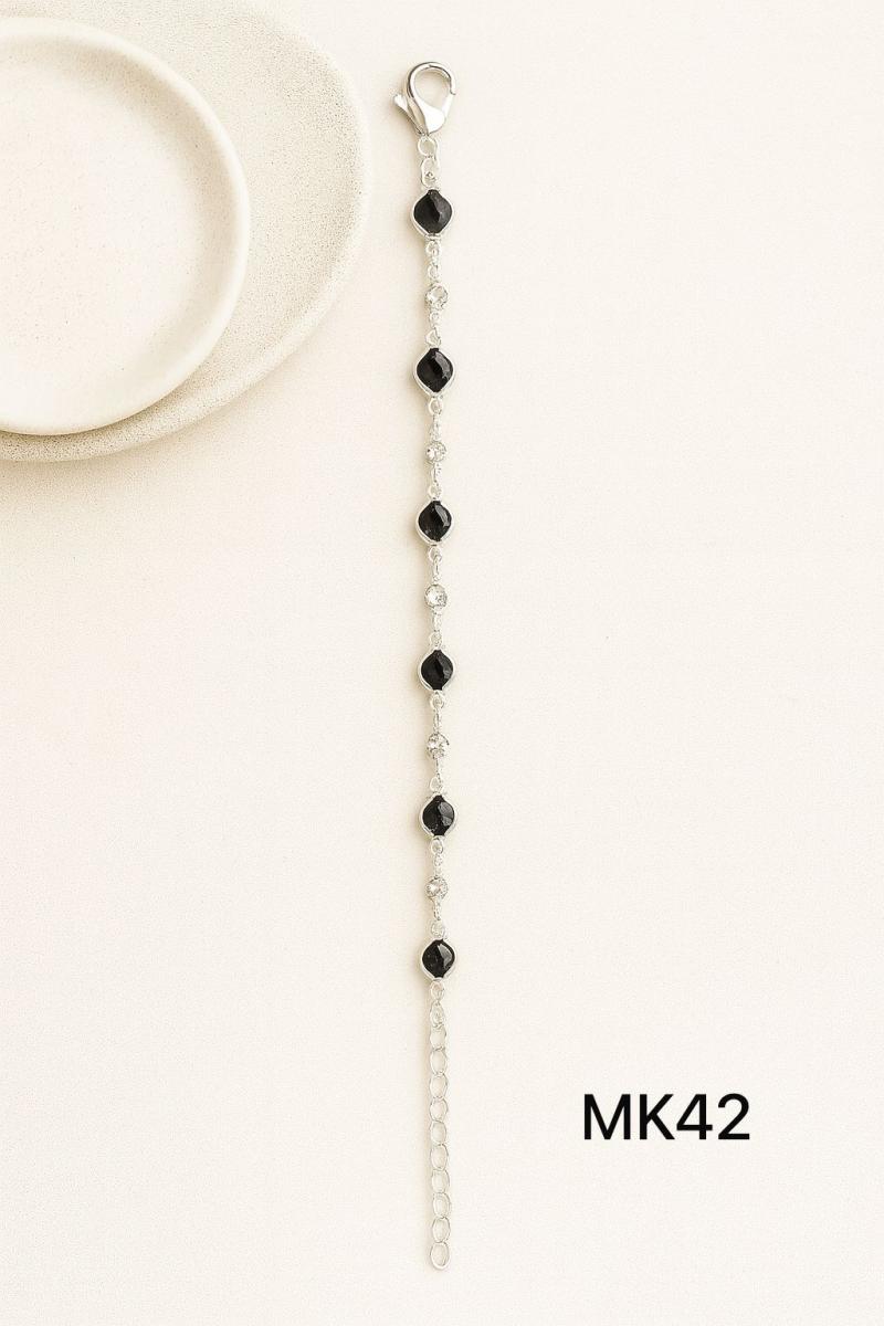 Pulsera en acero blanco MK42