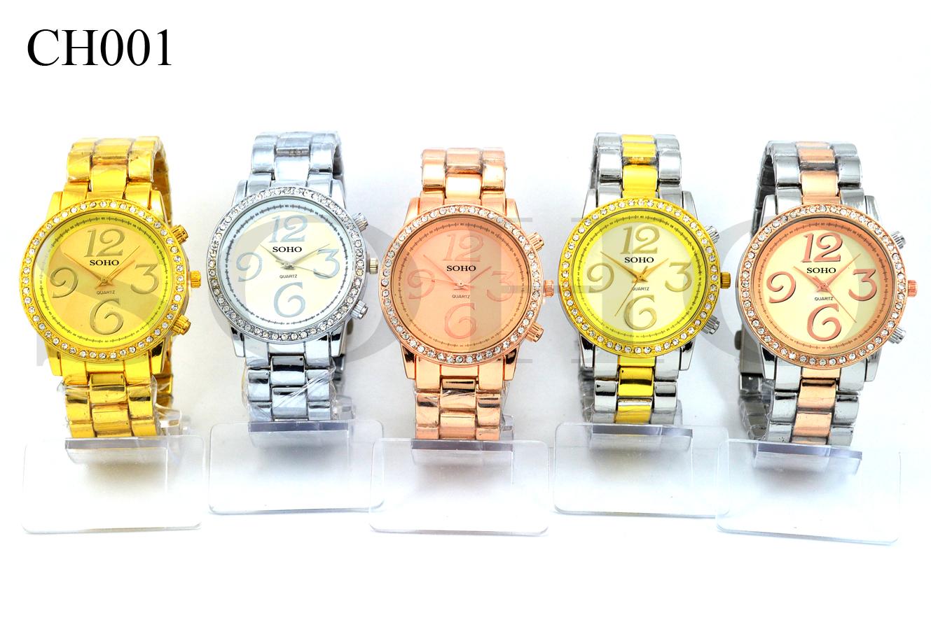 Reloj Análogo Dama CH001 Metal