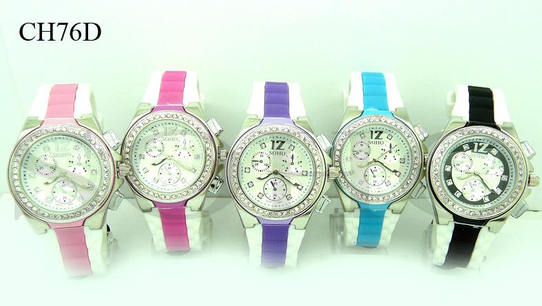 Reloj Análogo Dama CH76D Goma