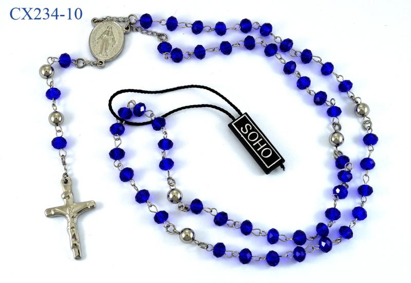 Cadena Rosario en acero CX234