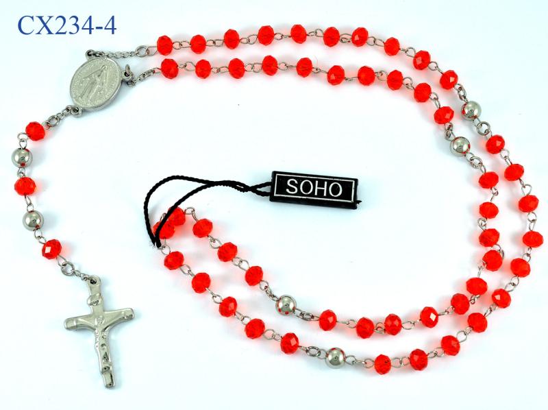 Cadena Rosario en acero CX234