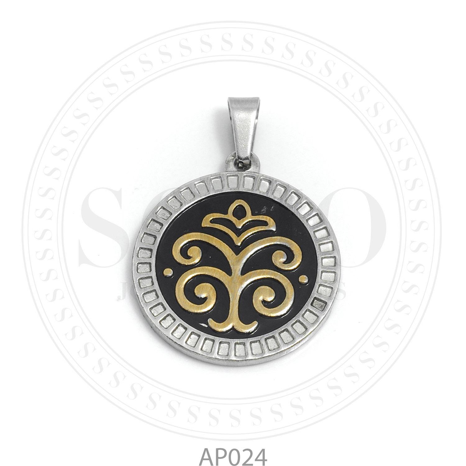 Dije Acero Dorado AP024