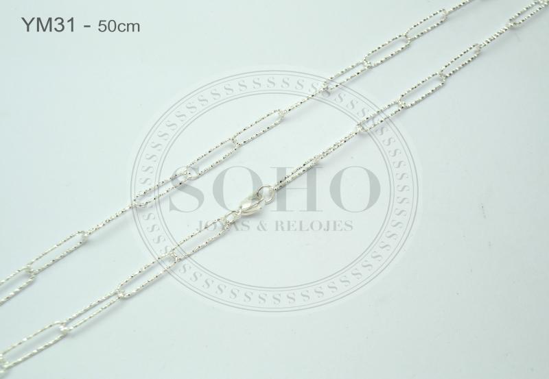 Cadena en acero blanco YM31