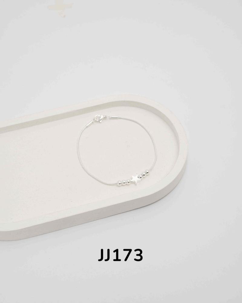 Pulsera en acero blanco JJ173
