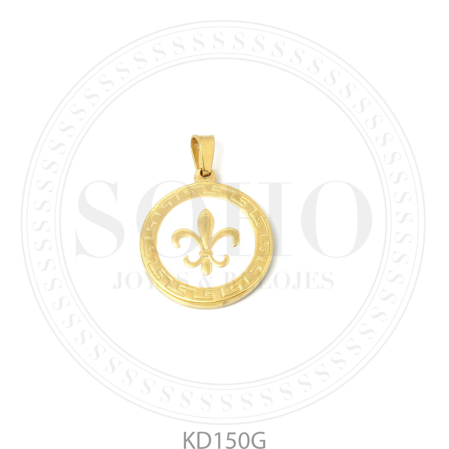 Dije en Acero Dorado KD150G