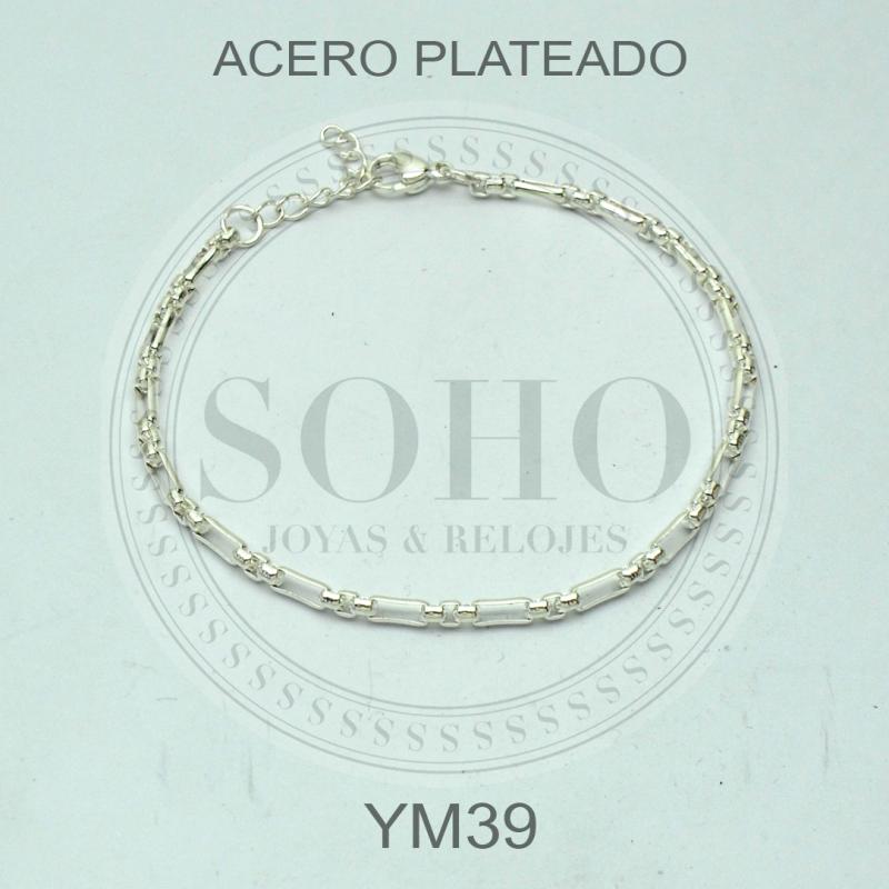 Pulsera en acero blanco YM39