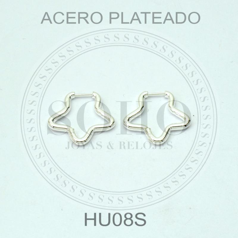 Aros en acero quirurgico blanco HU08S
