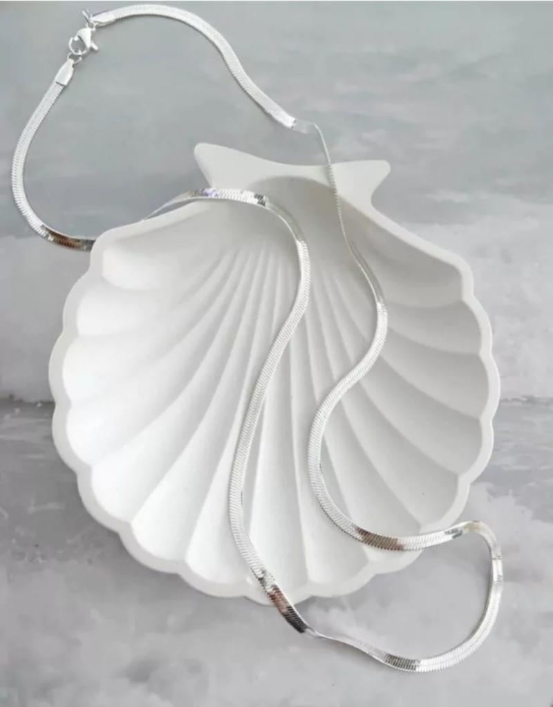 Cadena en acero blanco YM20