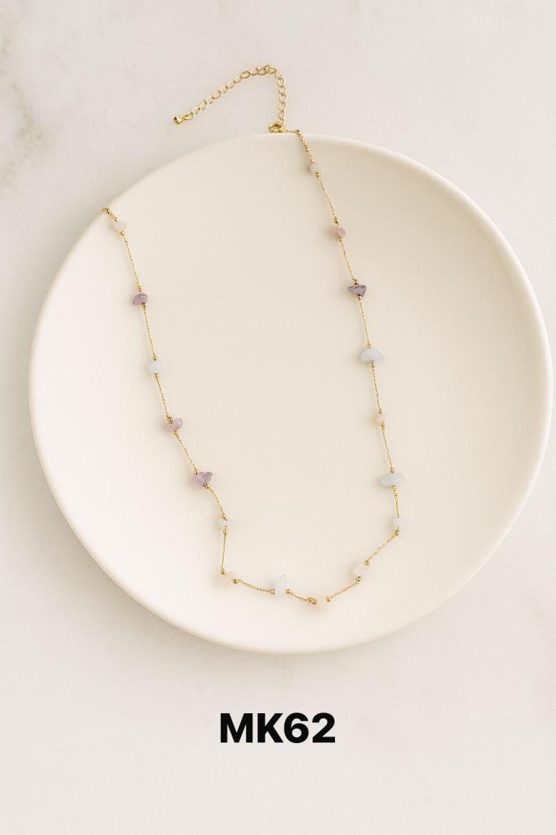 Cadena en acero dorado MK62