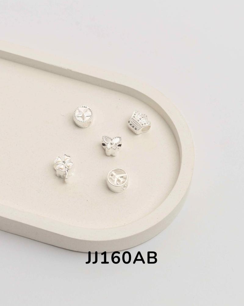 Charms para pulsera en acero blanco JJ160AB