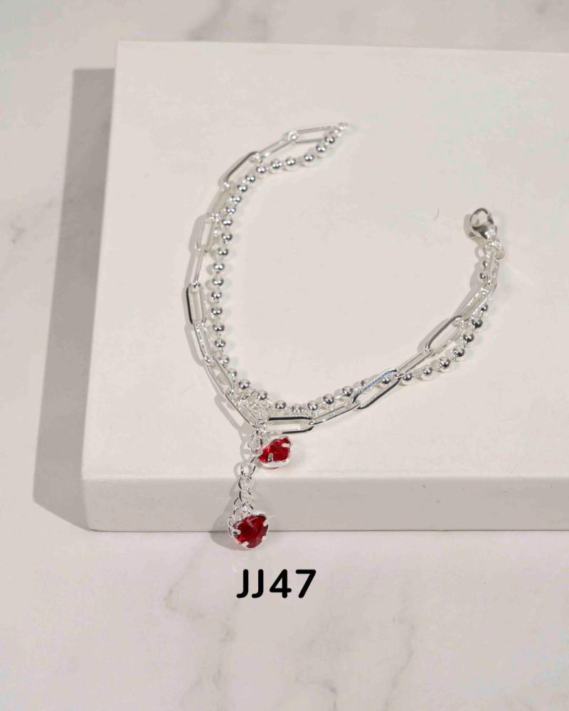 Pulsera en acero blanco JJ47