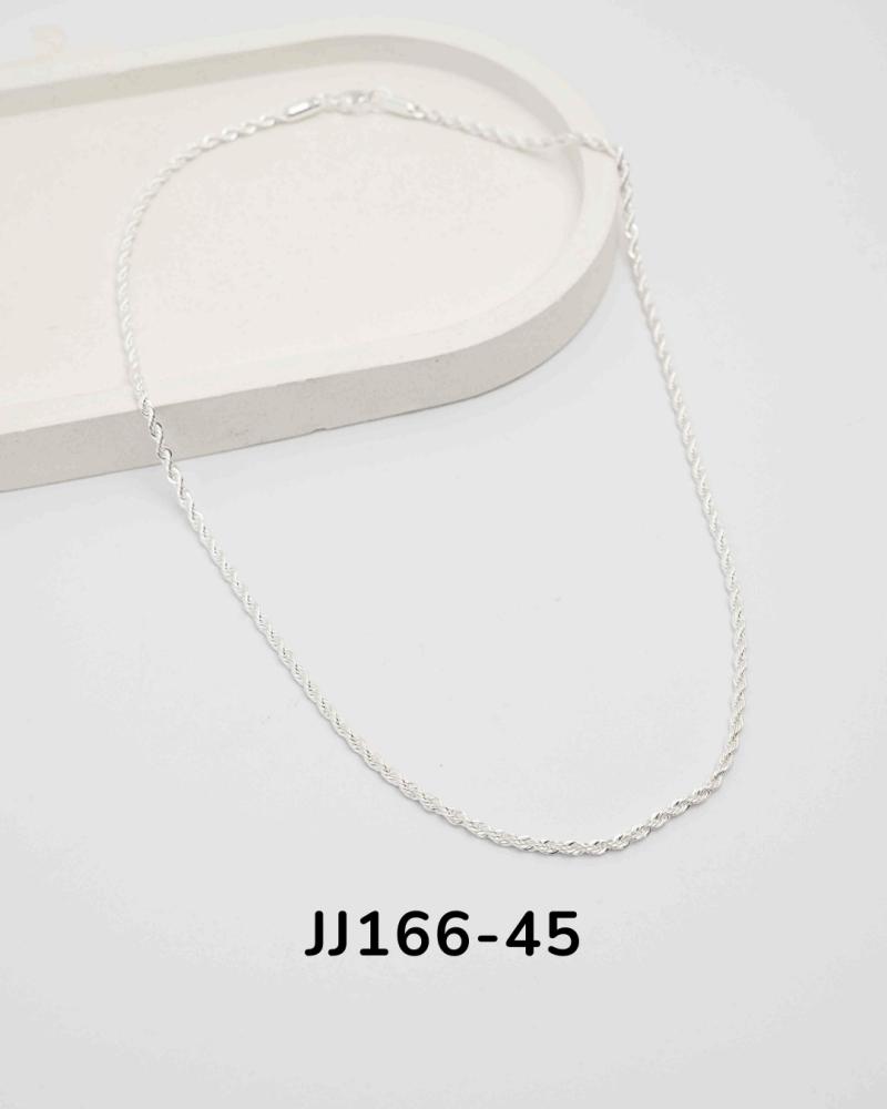 Cadena en acero blanco JJ166