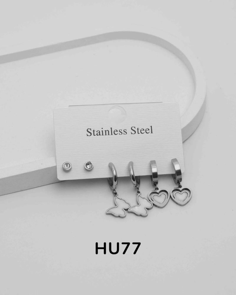 Set x3 pares de aros HU77