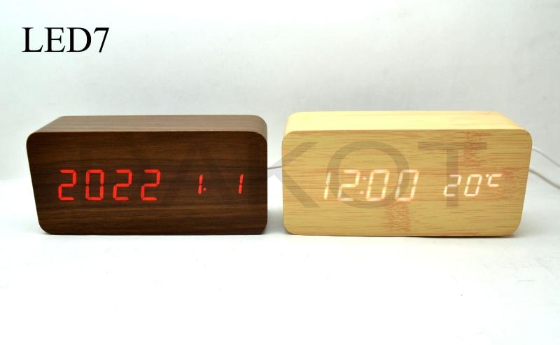 Reloj despertador LED7
