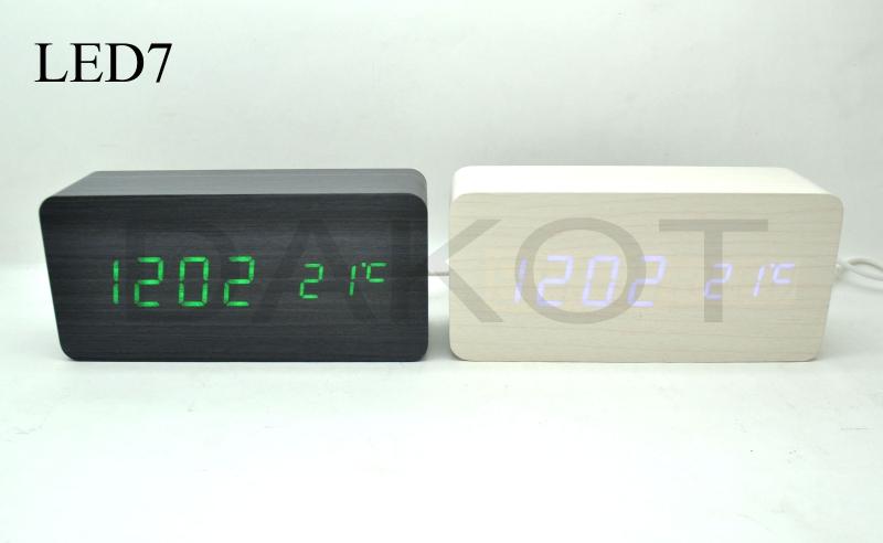 Reloj despertador LED7