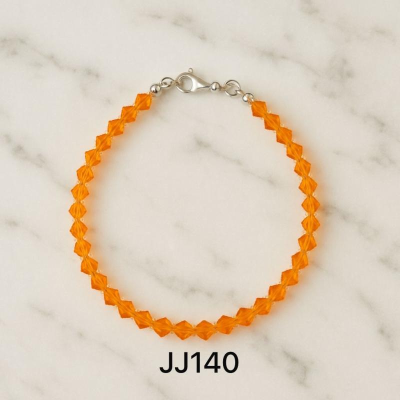 Pulsera colores en acero blanco JJ140