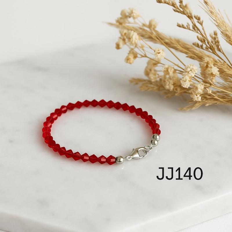 Pulsera colores en acero blanco JJ140