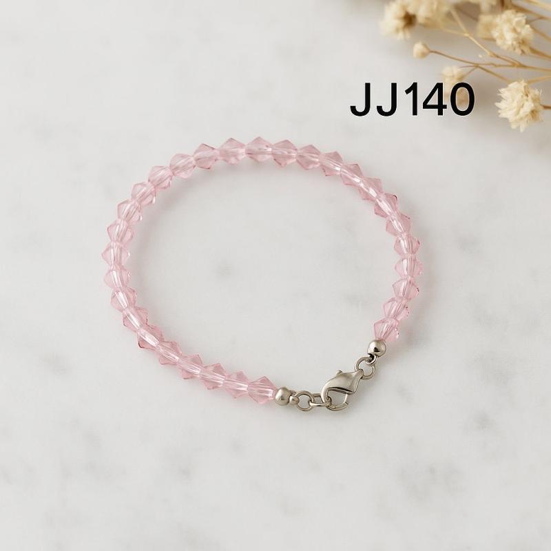 Pulsera colores en acero blanco JJ140