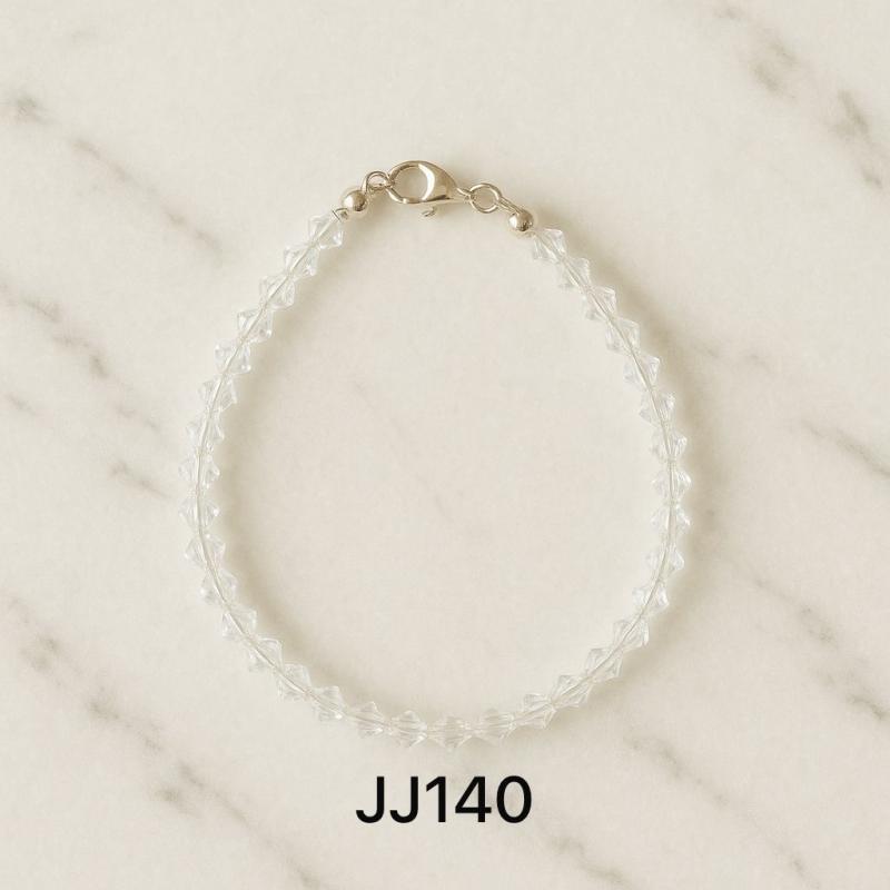 Pulsera colores en acero blanco JJ140