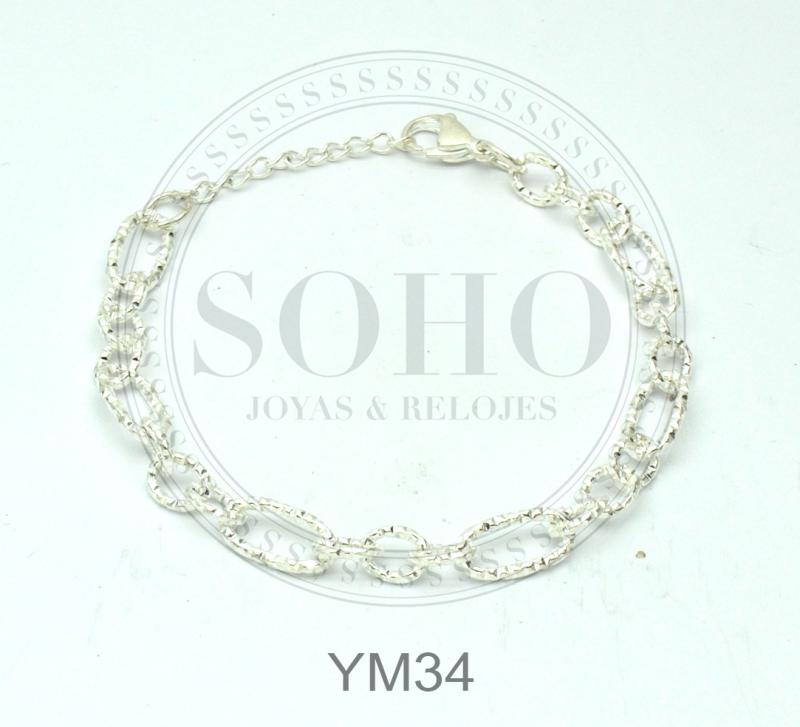 Pulsera en acero blanco YM34
