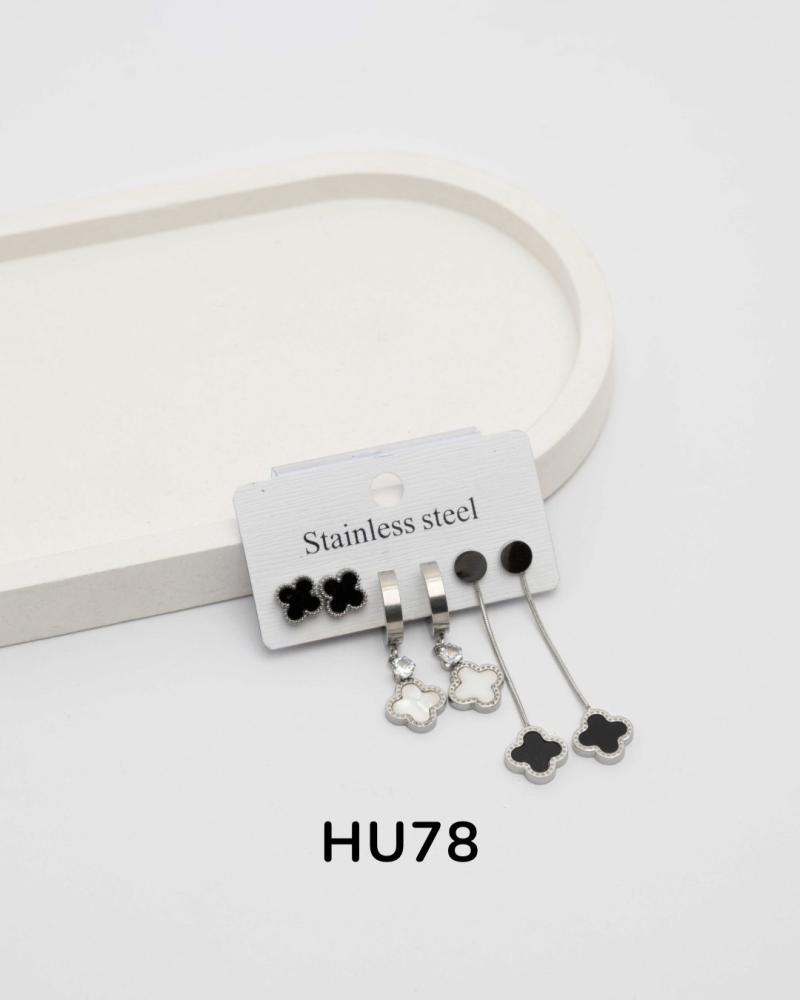 Set x3 pares de aros HU78