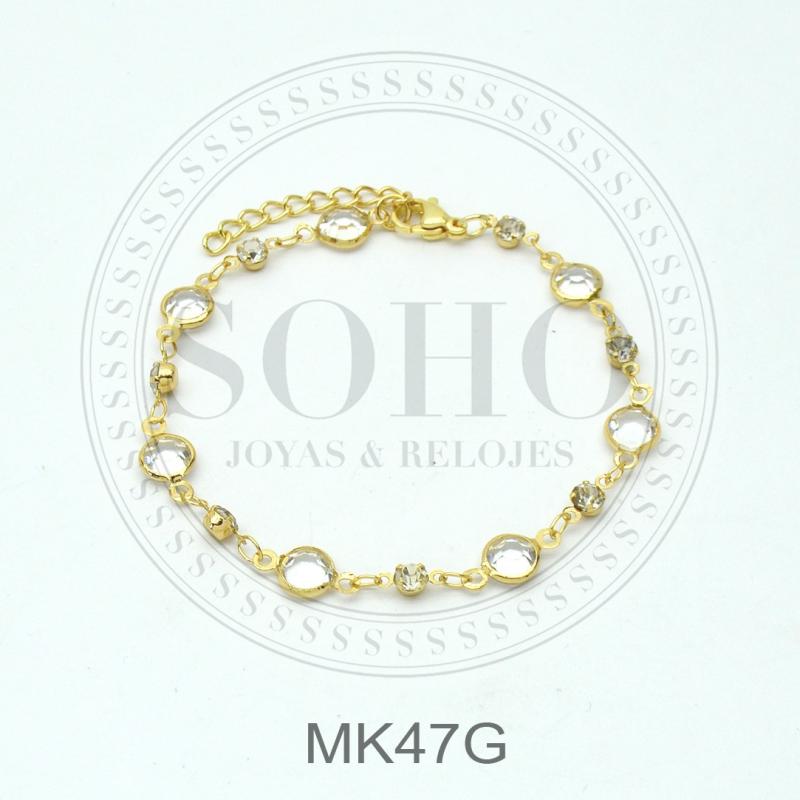 Pulsera acero dorado MK47G