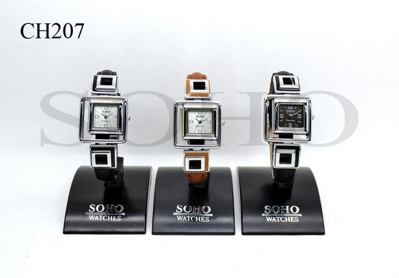 Reloj Análogo Dama CH207 Cuero